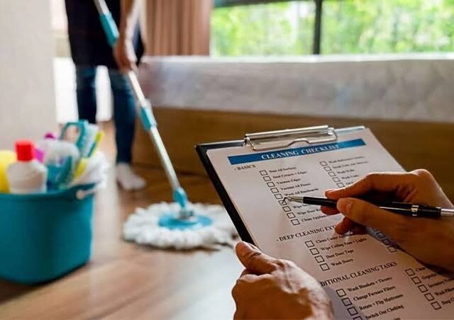 deep cleaning checklist